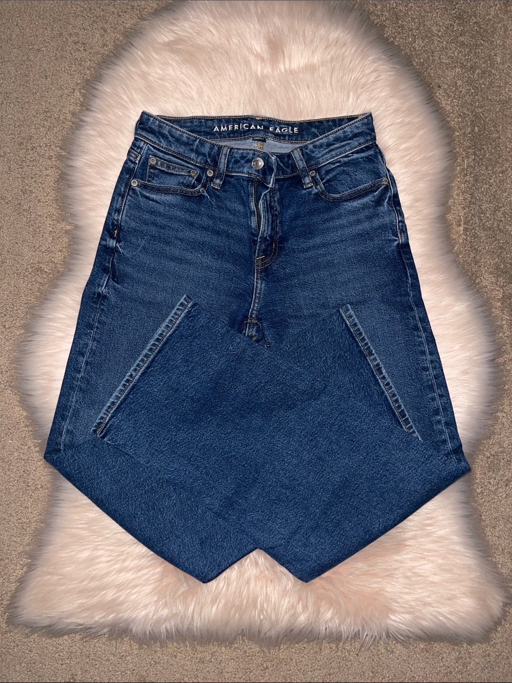 American Eagle High Waisted Stovepipe Jeans